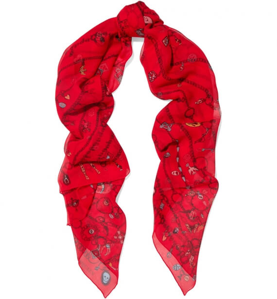 silk chiffon scarf uk