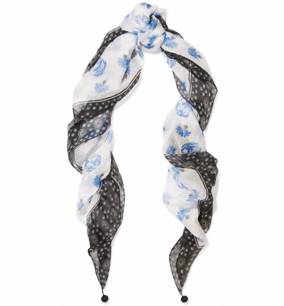 silk chiffon scarf uk